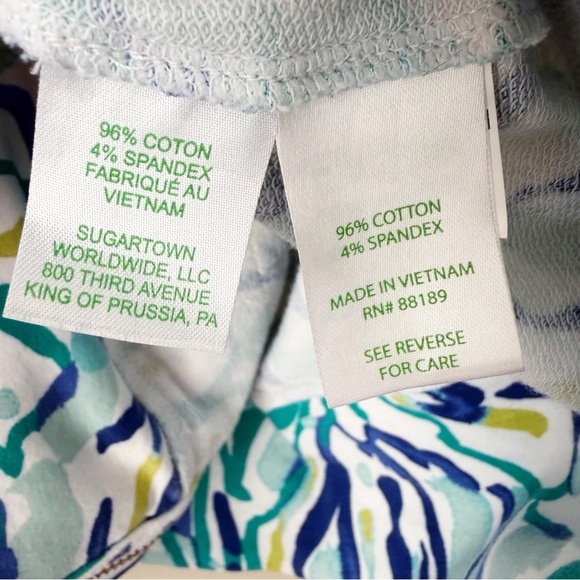 Lilly Pulitzer | Reagan Full Zip Jacket Pool Blue Green Stay Cool Pockets XL - Picture 8 of 8